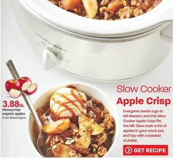 Hy-Vee Honeycrisp organic apples offer