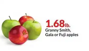Hy-Vee Granny smith, gala or fuji apples offer