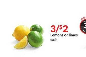 Hy-Vee Lemons or limes offer