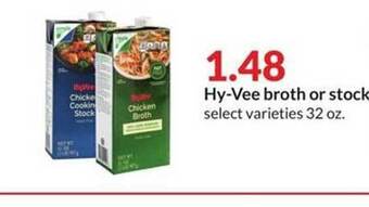 Hy-Vee Hy-vee broth or stock offer