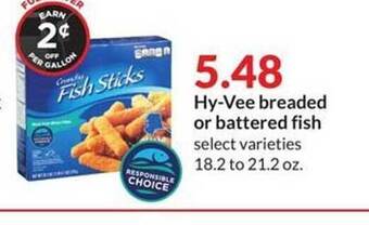 Hy-Vee Hy-vee breaded or battered fish offer