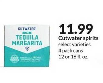 Hy-Vee Cutwater spirits offer