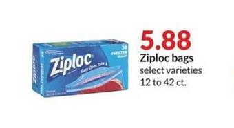 Hy-Vee Ziploc bags offer