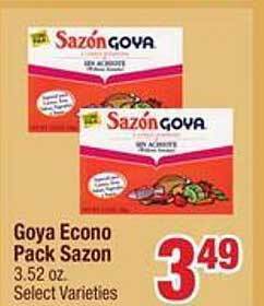 Jewel-Osco Goya econo pack sazon offer