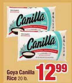 Jewel-Osco Goya canilla rice offer