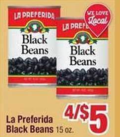 Jewel-Osco La preferida black beans offer