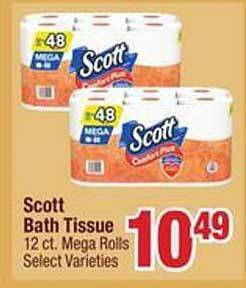 Jewel-Osco Scott bath tissue offer