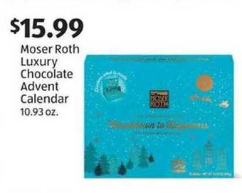 Aldi Moser roth luxury chocolate advent calendar offer