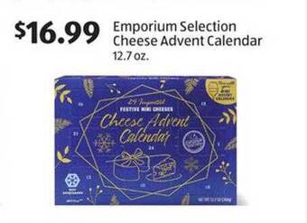 Aldi Emporium selection cheese advent calendar offer