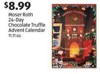 Aldi Moser roth 24-day chocolate truffle advent calendar offer