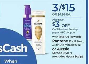 Rite Aid Pantene or aussie offer