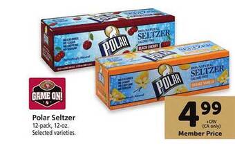 Safeway Polar seltzer offer