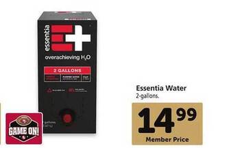 Safeway Essentia water offer