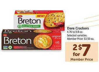 Safeway Dare crackers offer