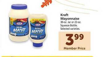 Safeway Kraft mayonnaise offer