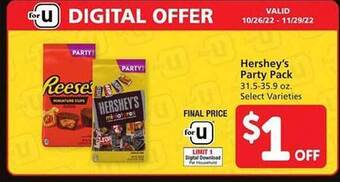Safeway Hershey's party pack offer