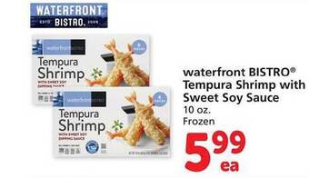 Safeway Waterfront bistro tempura shrimp with sweet soy sauce offer
