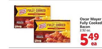 Safeway Oscar mayer fully cooked bacon offer
