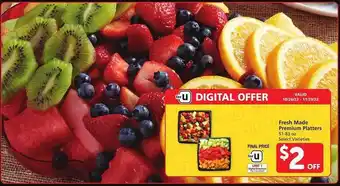 Safeway Fresh made premium platters offer