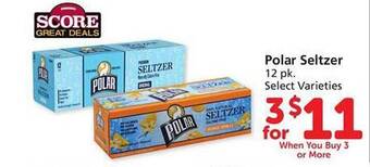 Safeway Polar seltzer offer
