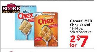 Safeway General mills chex cereal offer
