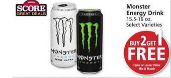 Safeway Monster energy drink offer