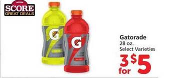 Safeway Gatorade offer