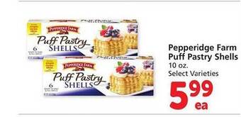 Safeway Pepperidge farm puff pastry shells offer