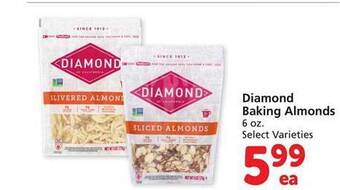 Safeway Diamond baking almonds offer