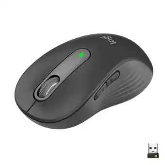 Best Buy Logitech - signature m650 l full-size wireless scroll mouse with silent clicks - graphite offer