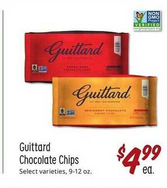 Sprouts Farmers Market Guittard chocolate chips offer