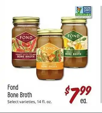 Sprouts Farmers Market Fond bone broth offer