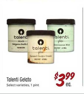 Sprouts Farmers Market Talenti gelato offer