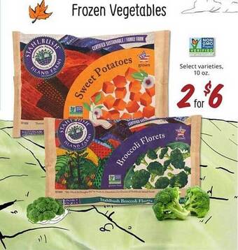 Sprouts Farmers Market Stahlbush island farms frozen vegetables offer