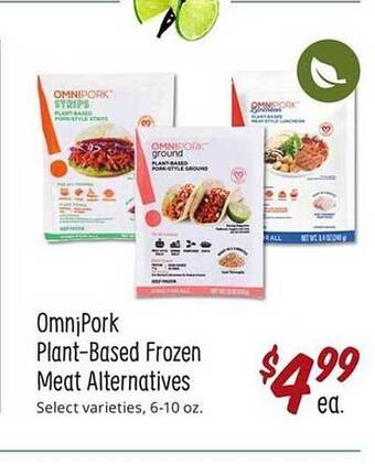 Sprouts Farmers Market Omn¡pork plant-based frozen meat alternatives offer
