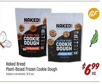 Sprouts Farmers Market Naked bread plant-based frozen cookie dough offer
