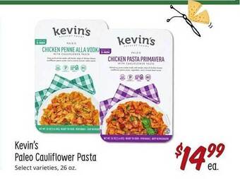 Sprouts Farmers Market Kevin's paleo cauliflower pasta offer