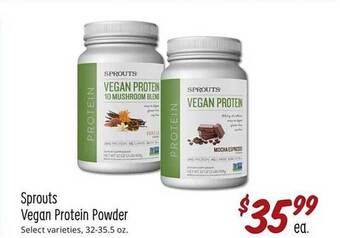Sprouts Farmers Market Sprouts vegan protein powder offer