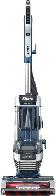Best Buy Shark - stratos upright vacuum with duoclean powerfins hairpro, self-cleaning brushroll, odor neutralizer technology - navy offer