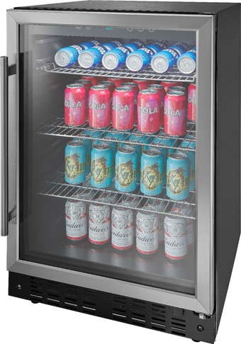Best Buy Insignia™ - 165-can built-in beverage cooler - stainless steel offer