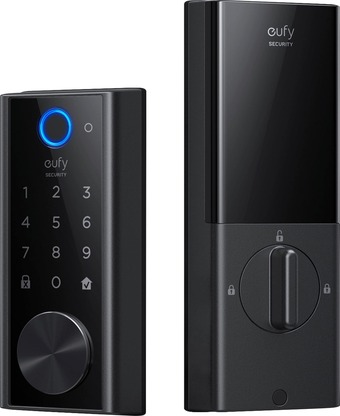 Best Buy Eufy security - smart lock wi-fi replacement deadbolt with app/keypad/biometric access - black offer