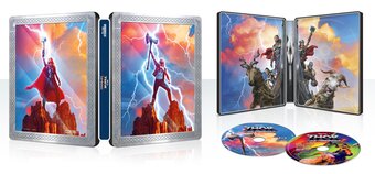 Best Buy Thor: love and thunder [steelbook] [digital copy] [4k ultra hd blu-ray/blu-ray] [only @ best buy] [2022] offer
