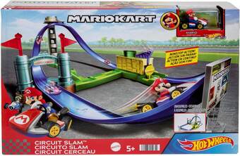 Best Buy Hot wheels - mariokart circuit slam track set offer