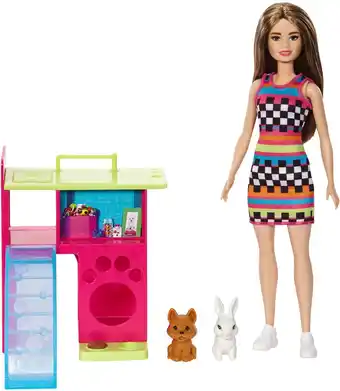Best Buy Barbie - pet playhouse playset with doll offer