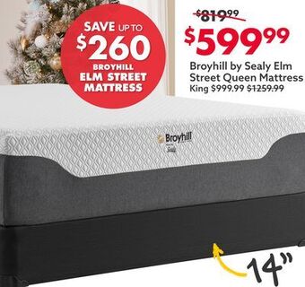 Big Lots Broyhill by sealy elm street queen mattress offer