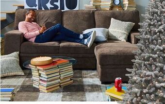 Big Lots Serta regina sleeper loveseat chaise offer