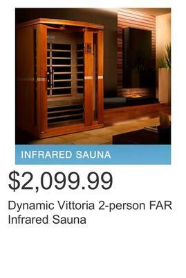 Costco Dynamic vittoria 2-person far infrared sauna offer