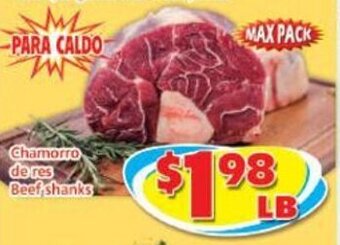 Savers Cost Plus Beef shanks offer