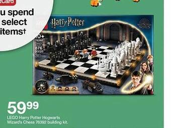 Target Lego harry potter hogwarts wizard's chess 76392 building kit offer