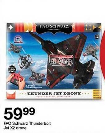 Target Fao schwarz thunderbolt jet x2 drone offer